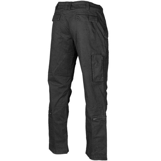 Mil-Tec Straight Cut Vintage Pilot Trousers Black