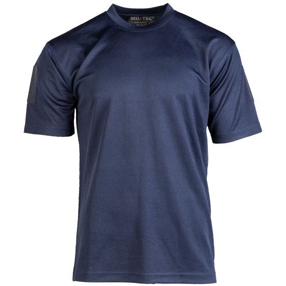 Mil-Tec Tactical Quick Dry Short Sleeve Shirt Dark Blue