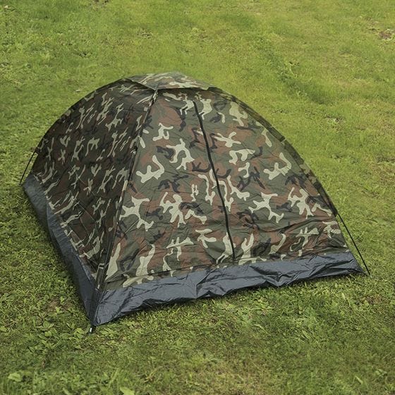 Mil-Tec Three Men Tent Iglu Standard Woodland