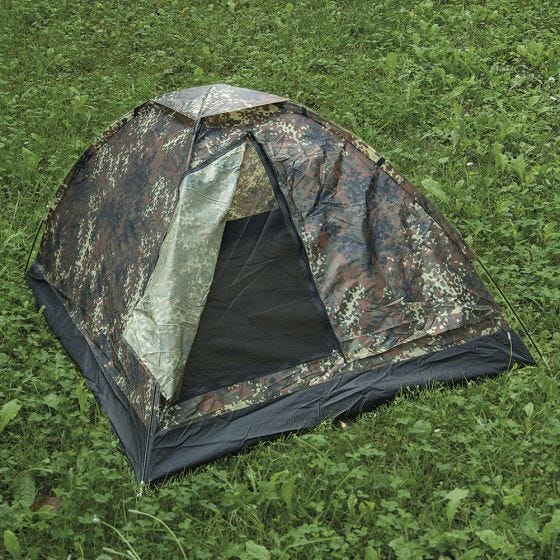 Mil-Tec Two Men Tent Iglu Super Flecktarn