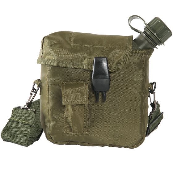 Mil-Tec US 2QT Canteen with Cover and Strap Olive