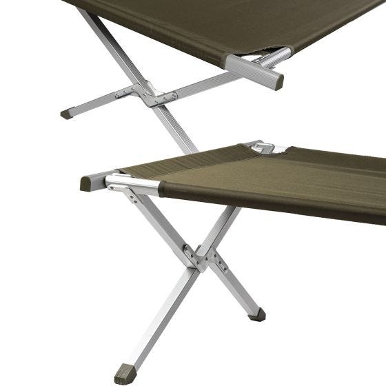 Mil-Tec US Style Aluminum Field Cot Olive