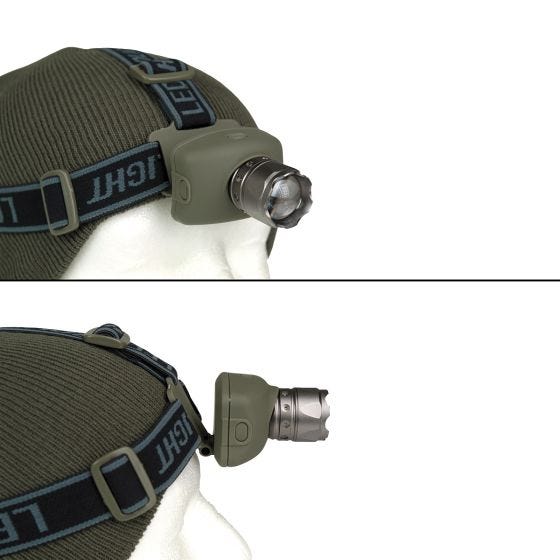 Mil-Tec 3W LED Headlamp with Zoom