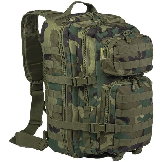 Mil-Tec One Strap Large Assault Pack Woodland