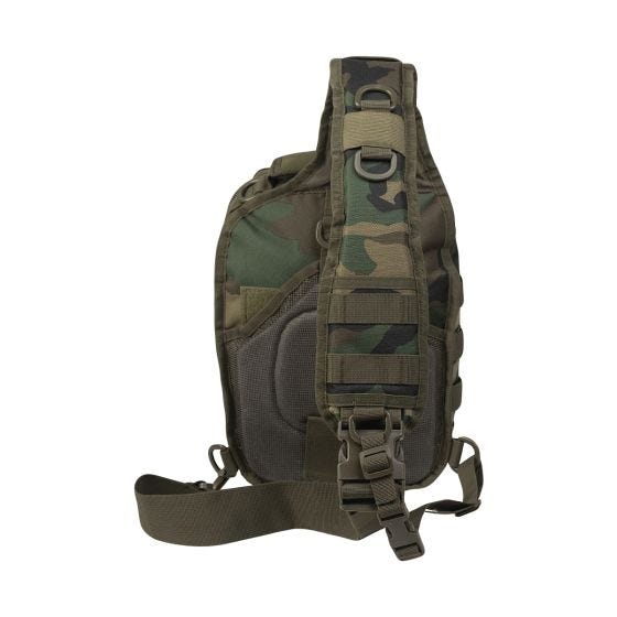 Mil-Tec One Strap Small Assault Pack Woodland