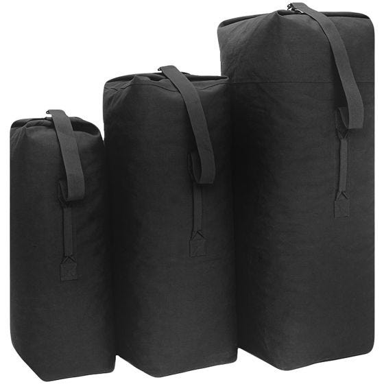Mil-Tec US Duffle Bag Medium Cotton Black