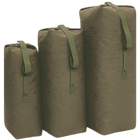 Mil-Tec US Duffle Bag Large Cotton Olive
