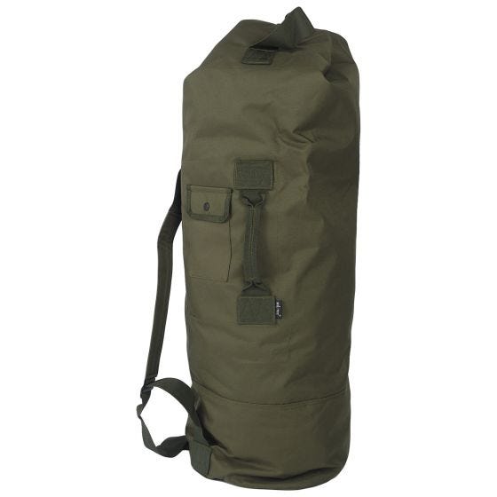 Mil-Tec US Duffle Bag with Double Strap Polyester Olive