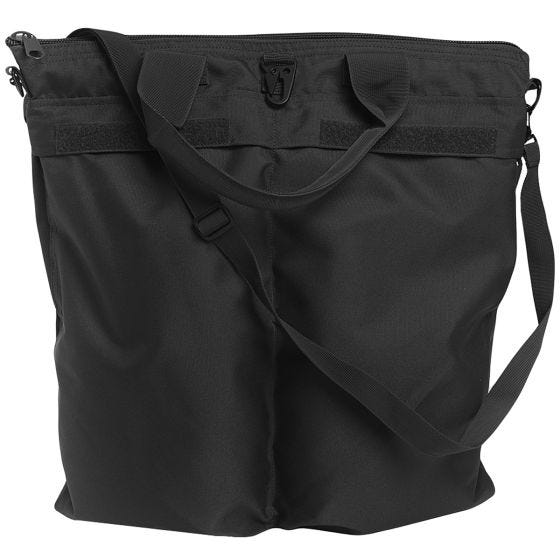 Mil-Tec US Flyer's Helmet Bag with Shoulder Straps Black