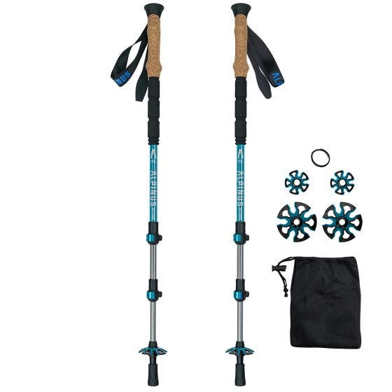Alpinus Tactical Trekking Poles Matterhorn Blue