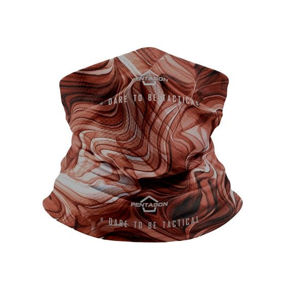 Pentagon Skiron Liquid Neck Gaiter Maroon Red