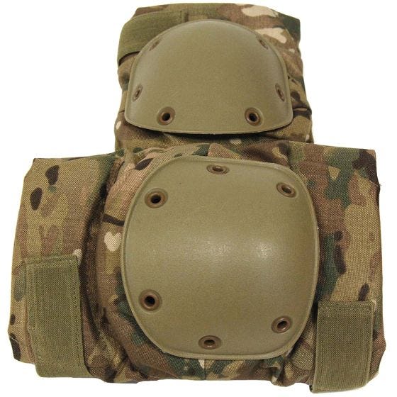 Pro-Force Hard Shell Knee Pads MultiCam