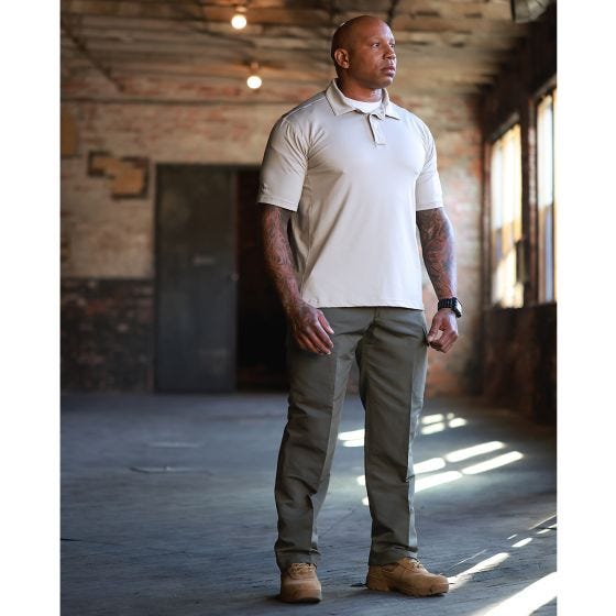 Propper EdgeTec Short Sleeve Polo Silver Tan