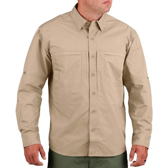 Propper Men's HLX Shirt Long Sleeve Khaki