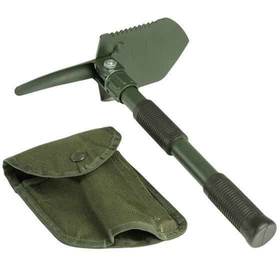 Mil-Tec Small Folding Shovel with Pouch Olive