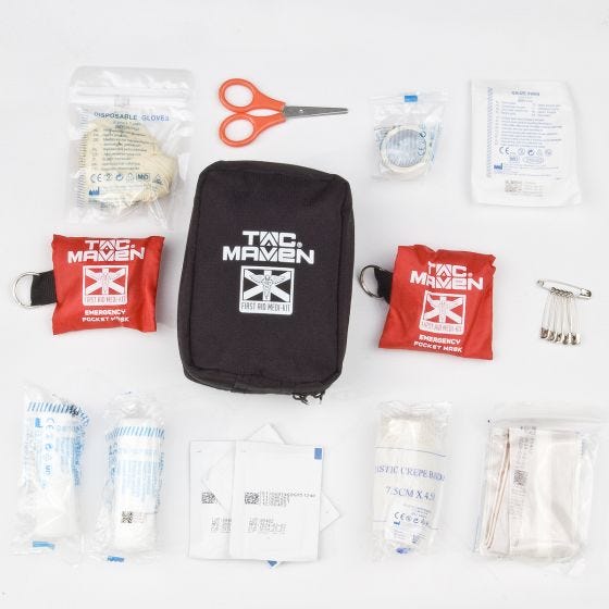 TAC MAVEN Hippokrates First Aid Kit Black