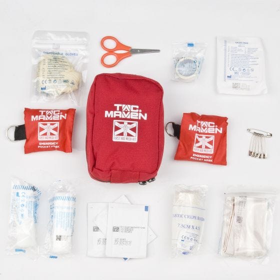 TAC MAVEN Hippokrates First Aid Kit Red