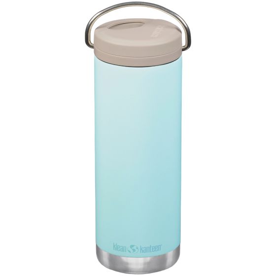 Klean Kanteen TKWide 592ml Insulated Bottle Twits Cap w/Straw Blue Tint