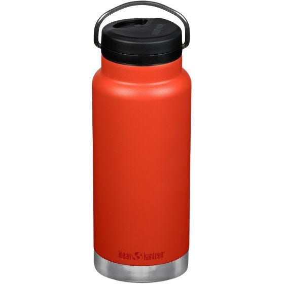 Klean Kanteen TKWide 946ml Insulated Bottle Twist Cap w/Straw Tiger Lilly