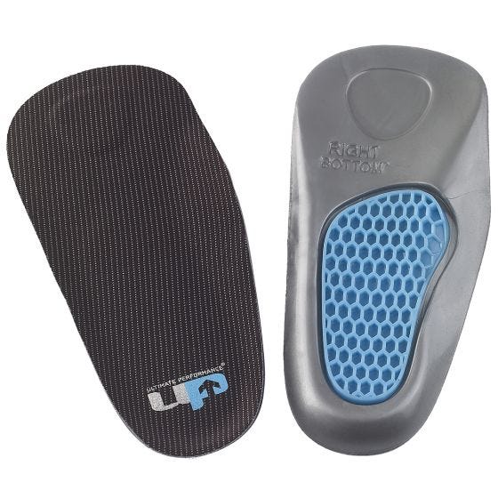 Ultimate Performance 3/4 Heel & Arch Insole Black