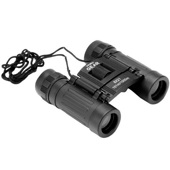 Whitby Gear Compact Binoculars 8x21 Black