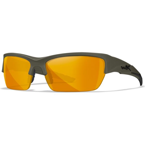 Wiley X WX Valor 2.5 Glasses Clear + Grey + Light Rust Lens / OD Green Frame