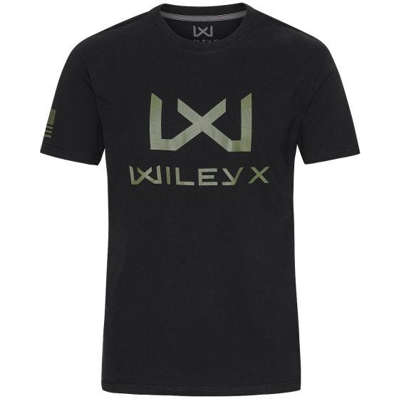 Wiley X WX Canyon T-Shirt Onyx Black/Sage Green
