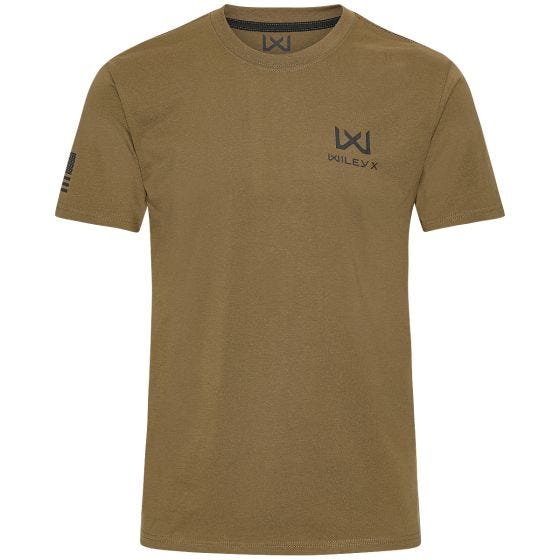 Wiley X WX Canyon T-Shirt Coyote Brown/Dark Grey