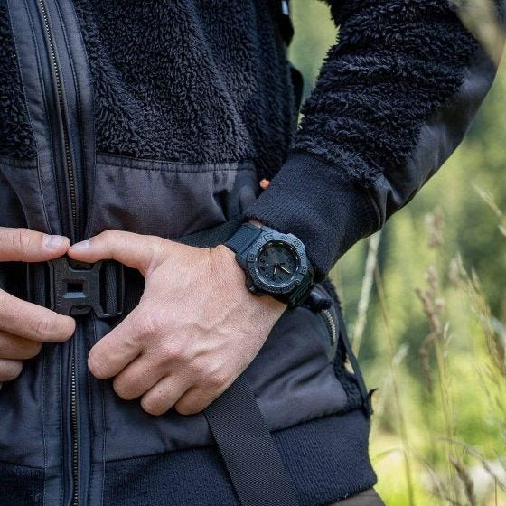 Luminox Navy SEAL Dive Watch 45mm Black/Black Dial Black PU Strap
