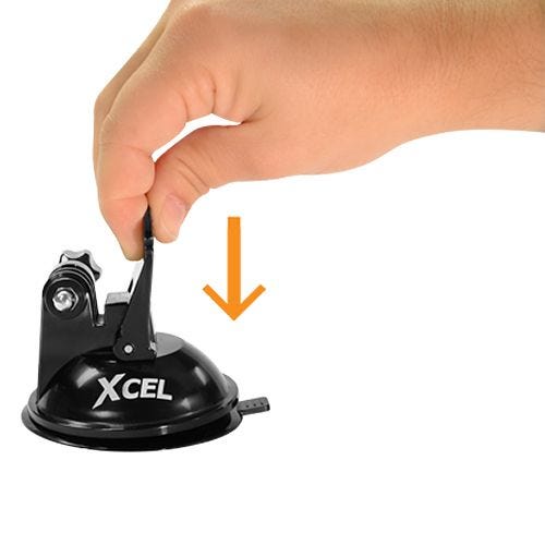 Xcel Suction Mount Black