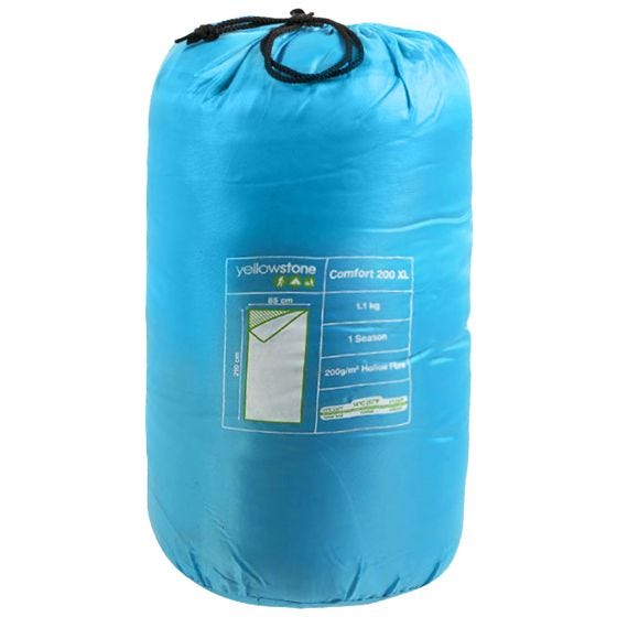 Yellowstone Comfort 200 XL Sleeping Bag Blue