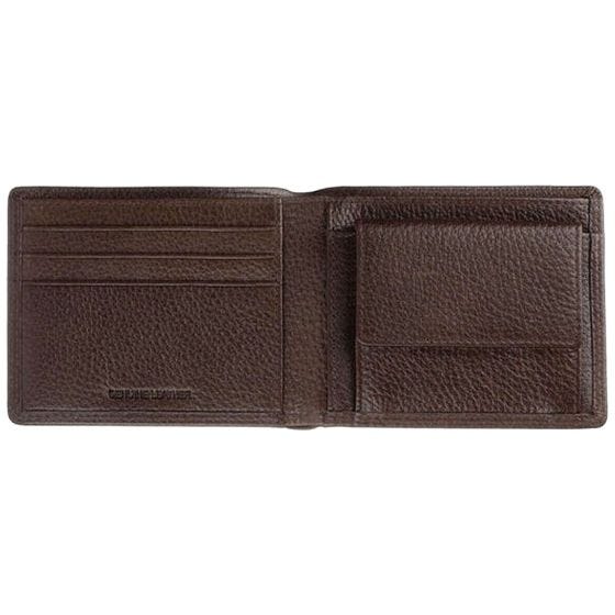 Zippo Leather Bi Fold Wallet Mocca