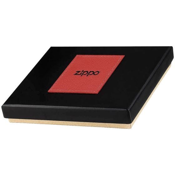 Zippo Leather Bi Fold Wallet Mocca