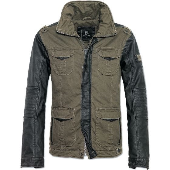 Brandit Ray Vintage Jacket Olive / Black