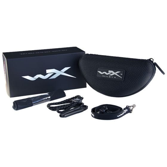 Wiley X WX Gravity Glasses - Clear Lens / Gloss Black Frame