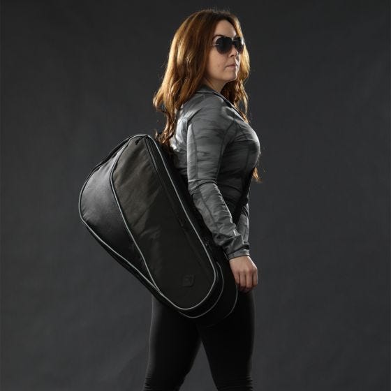 Civilian Dropshot Racket Style Padded Rifle Case Black