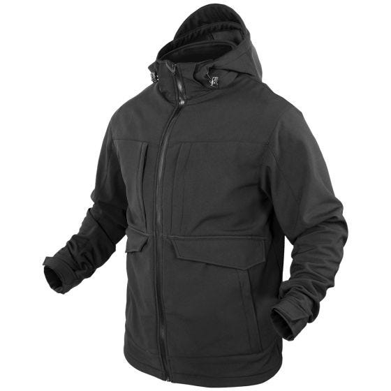 Condor Overcast Softshell Parka Black