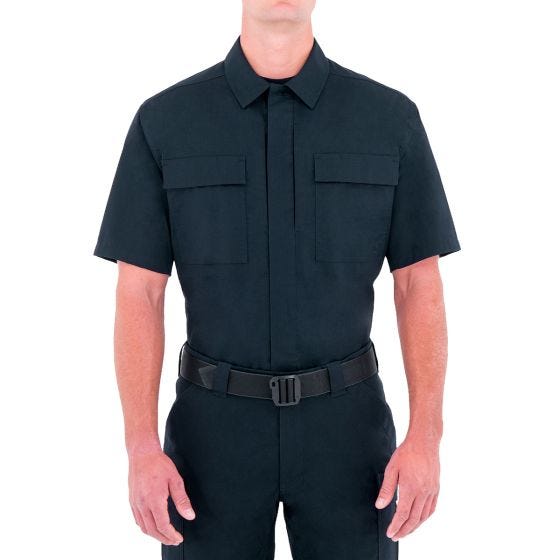First Tactical Men's Specialist Short Sleeve BDU Shirt Midnight Navy