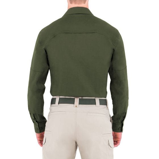 First Tactical Men's Tactix Long Sleeve BDU Shirt OD Green