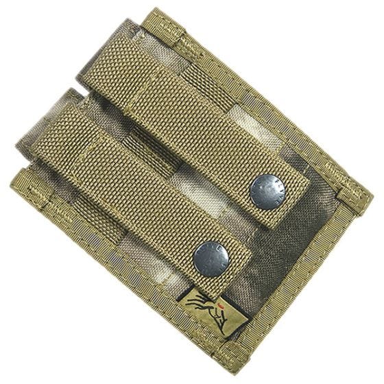 Flyye Double 9mm Magazine Pouch MOLLE A-TACS AU