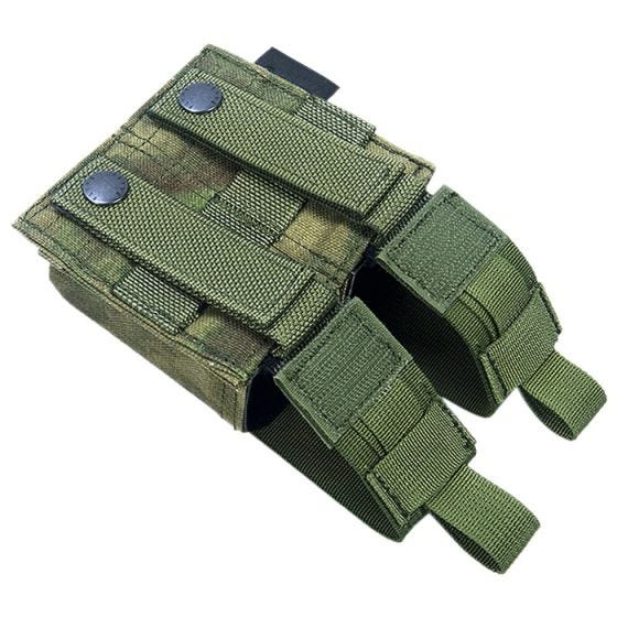 Flyye Double 9mm Pistol Magazine Pouch Ver. HP MOLLE A-TACS FG
