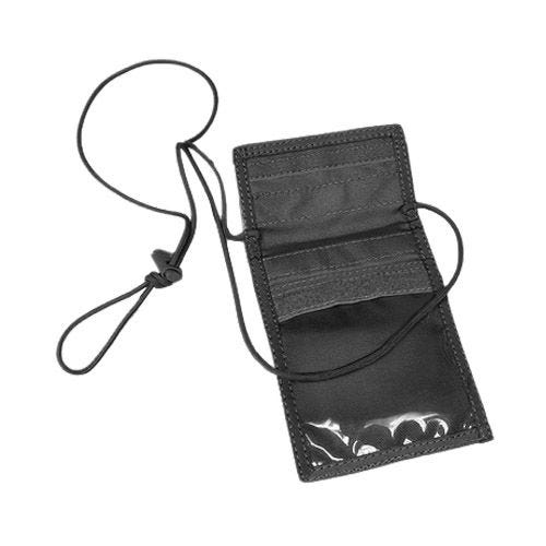 Flyye Neck ID Wallet Black