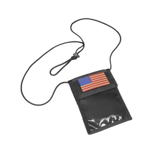 Flyye Neck ID Wallet Black