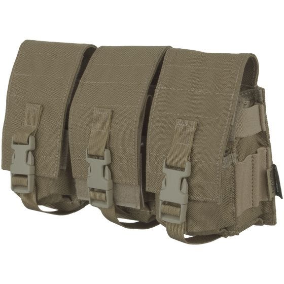 Flyye Industries MOLLE Combo M4+Dual 9mm Mag Pouch Coyote Brown