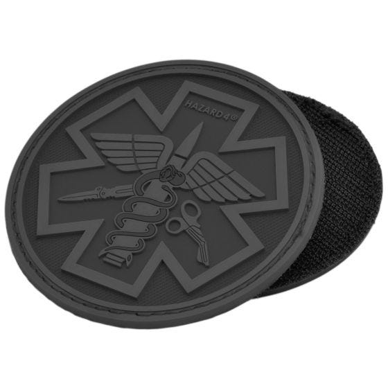 Hazard 4 3D Combat Caduceus Paramedic Morale Patch Black