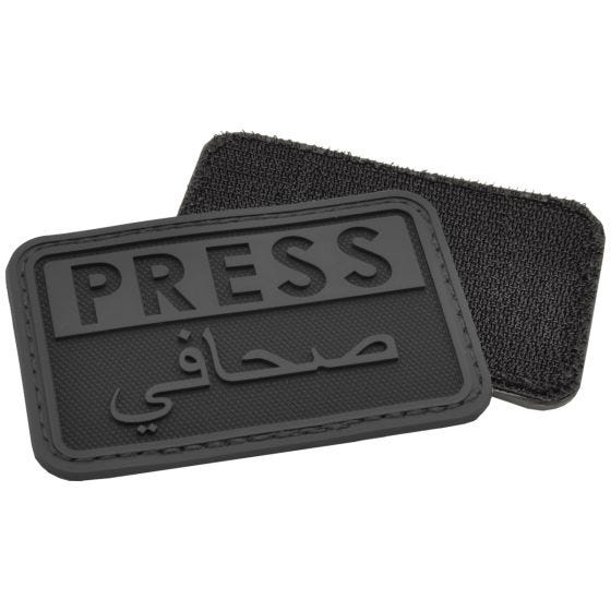 Hazard 4 3D Press / Arabic Reporters Morale Patch Black