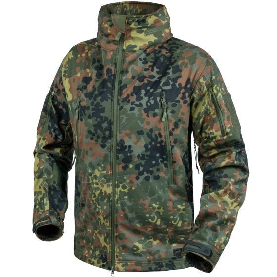 Helikon Gunfighter Soft Shell Jacket Flecktarn