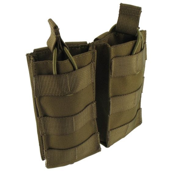 Pro-Force Double M4/M16 Magazine Pouch MOLLE Coyote