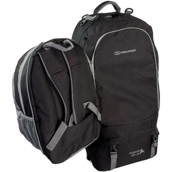 Highlander X-plorer Ruckcase 45+15L Black