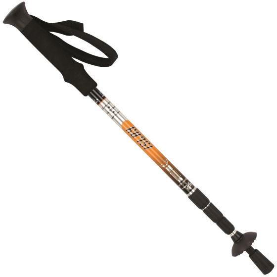 Highlander Islay Walking Pole Orange Silver (Single)
